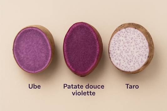 Ube, patate douce violette, taro… comment s’y retrouver ?